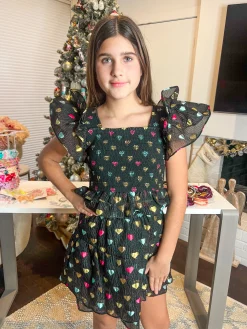 BuddyLove Clothing Label Sets | Tween*Tyler Tween Outfit Set - Foil Hearts