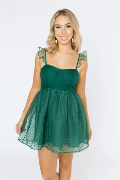 BuddyLove Clothing Label Sleeveless Dresses | Wedding Guest*Vixen Bustier Mini Dress - Forest