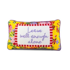 Furbish Studio Home & Gift*Well Enough Needlepoint Pillow