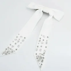 Treasure Jewels, Inc. Bride To Be Dresses*White Jeweled Bow