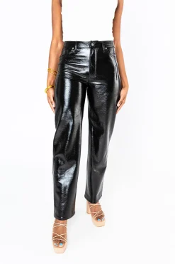BuddyLove Clothing Label Bottoms*Yara Straight Leg Pants - Black