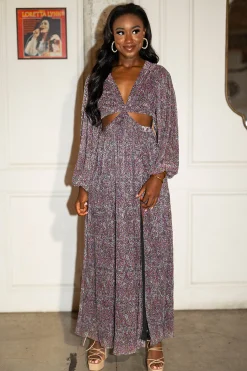 BuddyLove Clothing Label Long Sleeve Dresses | Wedding Guest*Yvonne Long Sleeve Maxi Dress - Ozark